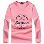 2019U boss tee shirt hommes manche longue che guevara exquis 5429 pink,boss pour femme en solde